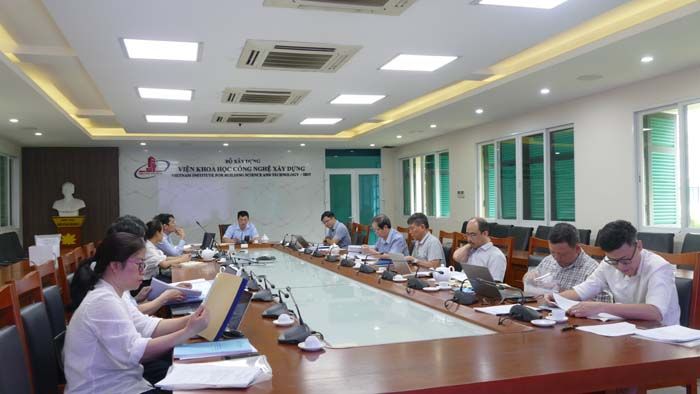 Hội đồng khoa học nghiệm thu kết quả nhiệm vụ Nghiên cứu cơ sở khoa học xây dựng tiêu chuẩn quốc gia Thiết kế kết cấu khối xây Phần 1-1: Quy định chung cho kết cấu khối xây có cốt và không có cốt, mã số TC 52-24, và Thiết kế kết cấu khối xây - Phần 3: Phương pháp tính đơn giản đối với kết cấu khối xây, mã số TC 54-24 