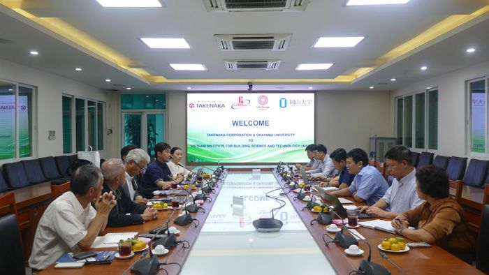 Viện trưởng Nguyễn Hồng Hải tiếp và làm việc với Tập đoàn Takenaka (Nhật Bản)